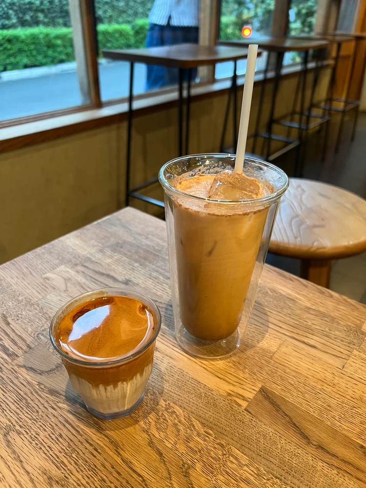 休憩で入ったカフェ
