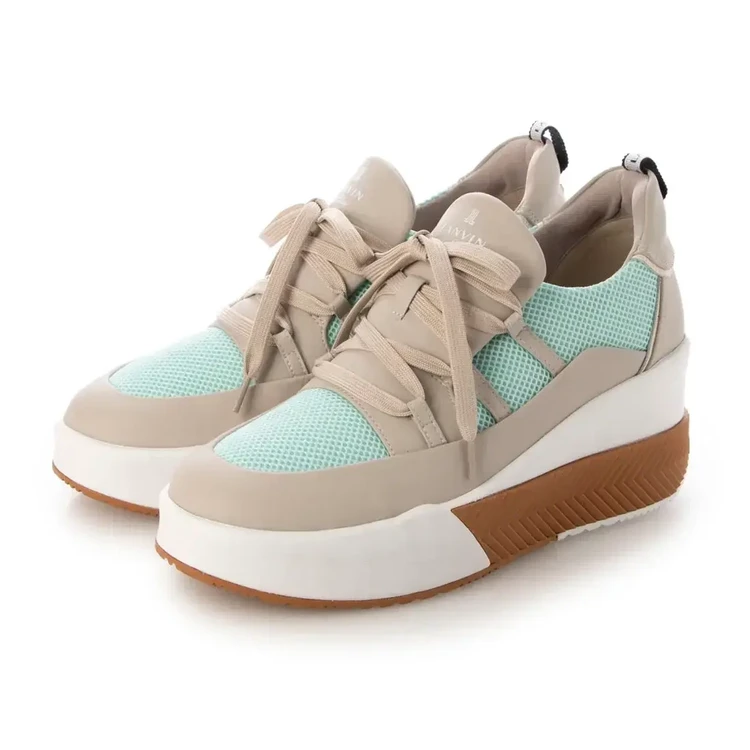 LANVIN en Bleu(ランバン オン ブルー) レースアップスニーカー ライトブルーコンビ