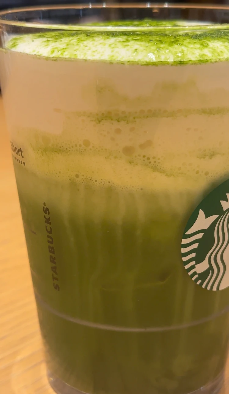スターバックス Starbucks 抹茶 涼み抹茶ムースティー 新作ティー ティーラテ