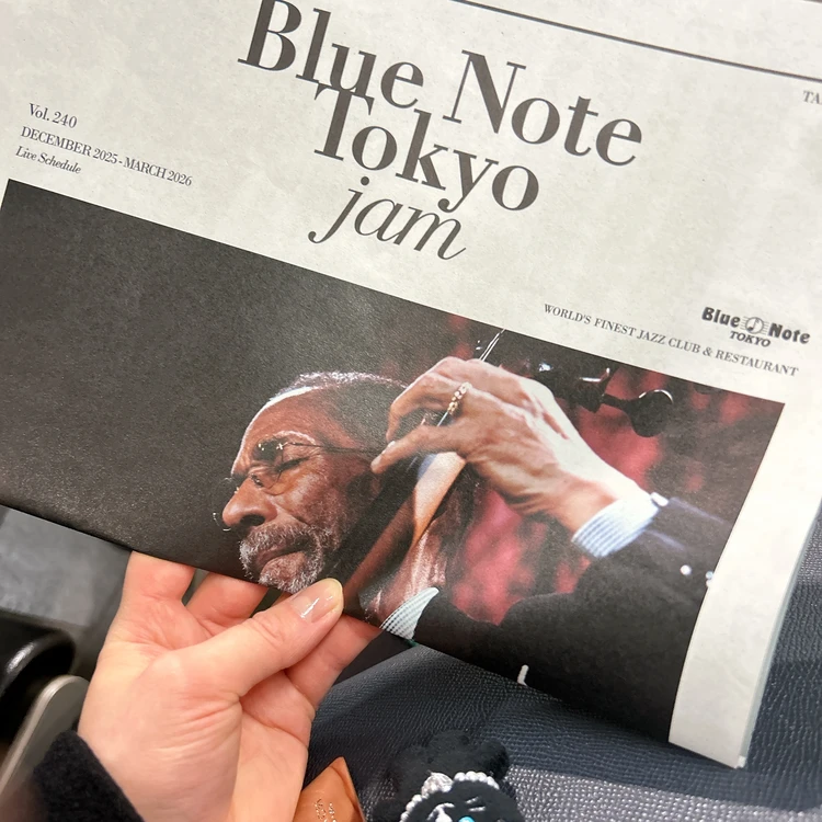 ブルーノート東京オリジナルのチラシ