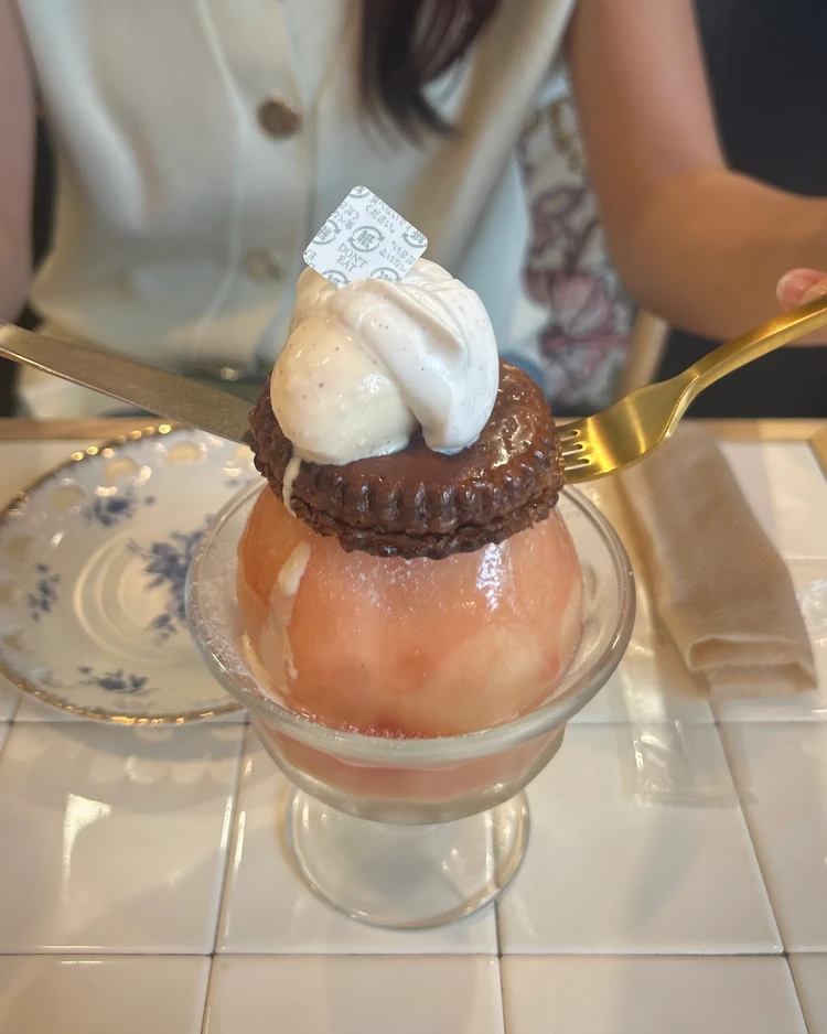 【東京・日本橋】旬の桃を丸ごと♡tealの季節限定「まるごと桃とパイ」_4_1