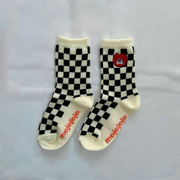 mojojojo×BREEZEコラボ mojojojoソックス(キッズサイズ)オフホワイト