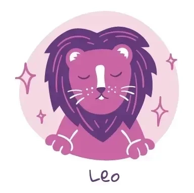 獅子座のイラスト