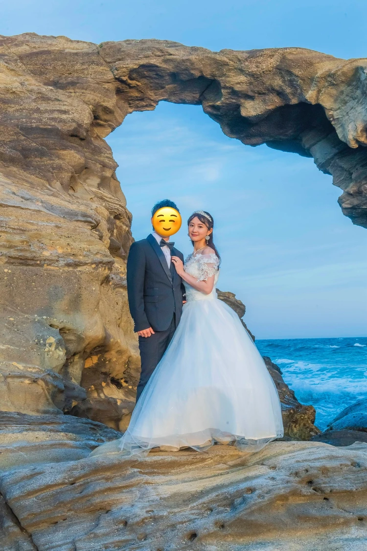 城ヶ島前撮り 海での前撮り 海辺前撮り 海岸 新郎新婦