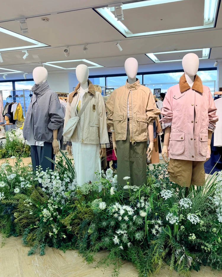 Barbour バブアー 展示会 会場の様子 春夏コレクション 新作