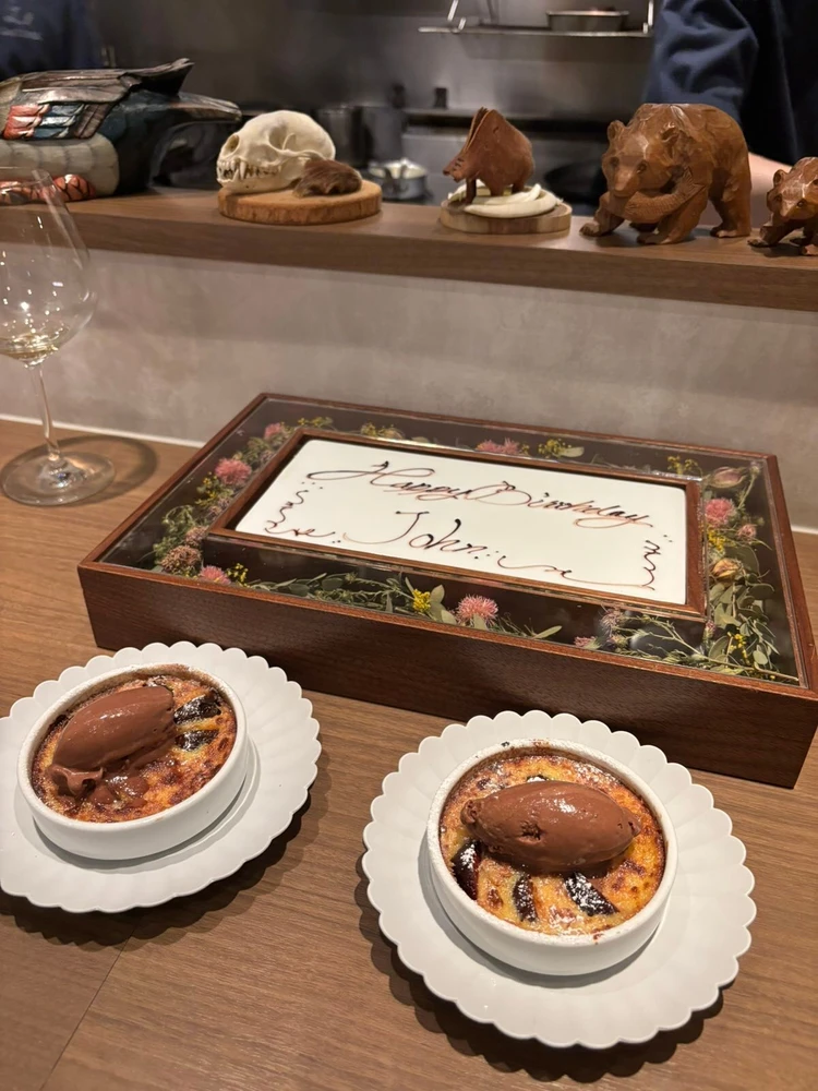 デザート　デザートプレート　誕生日