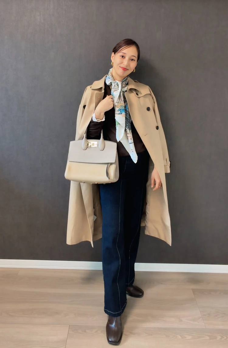 【神戸レタス】マタニティデニム着用コーデ