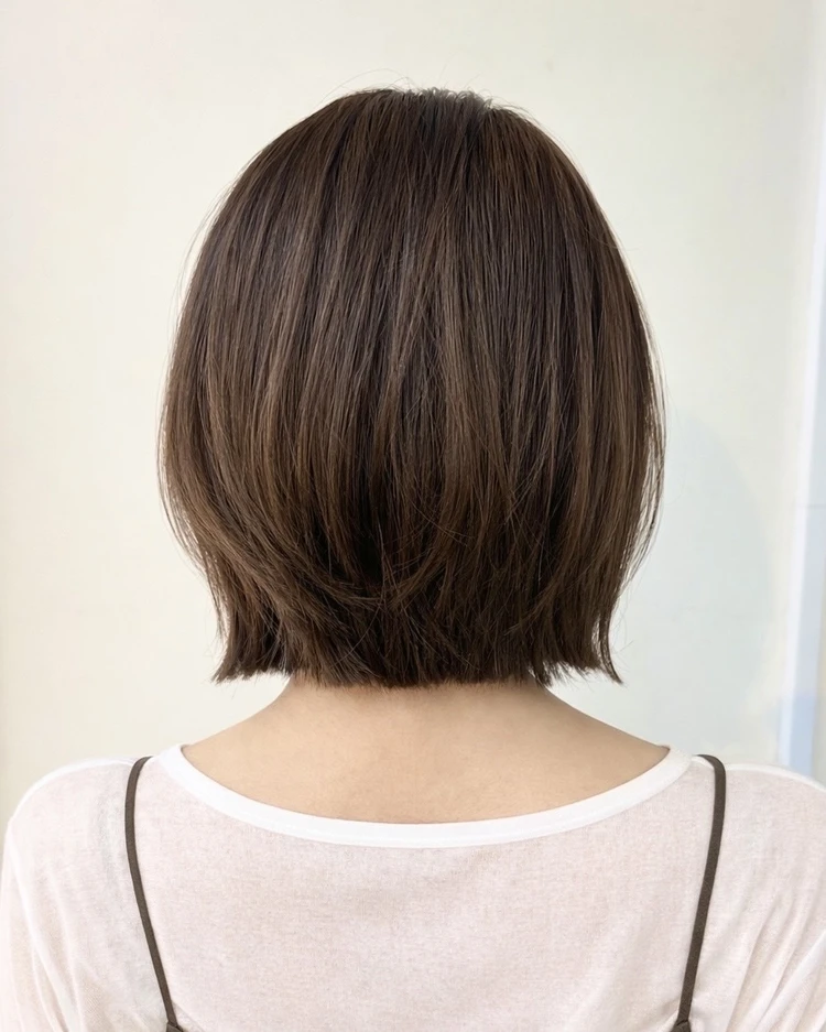 30代 髪型・ボブのバック