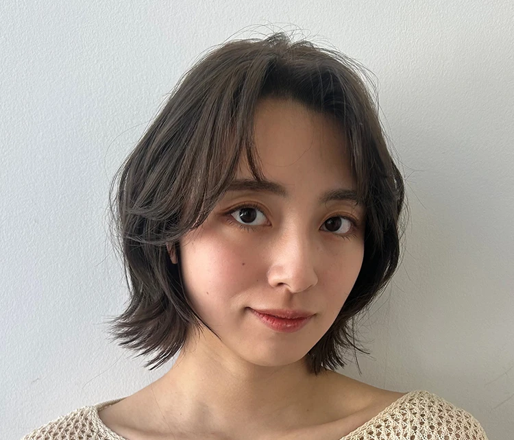 30代ー40代髪型・ボブの正面