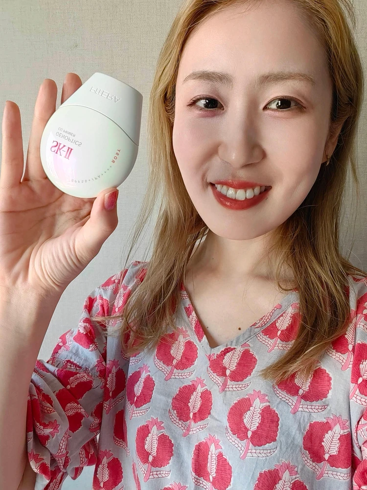 SK-II ジェノプティクス CC プライマー　ロージーピンク　ベスコス