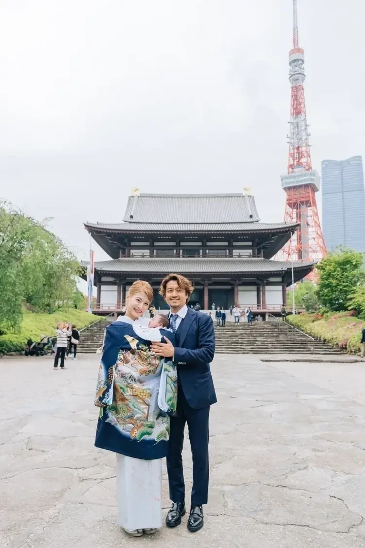 生後100日のお宮参り＆お食い初め。増上寺でのロケーション撮影_2_2