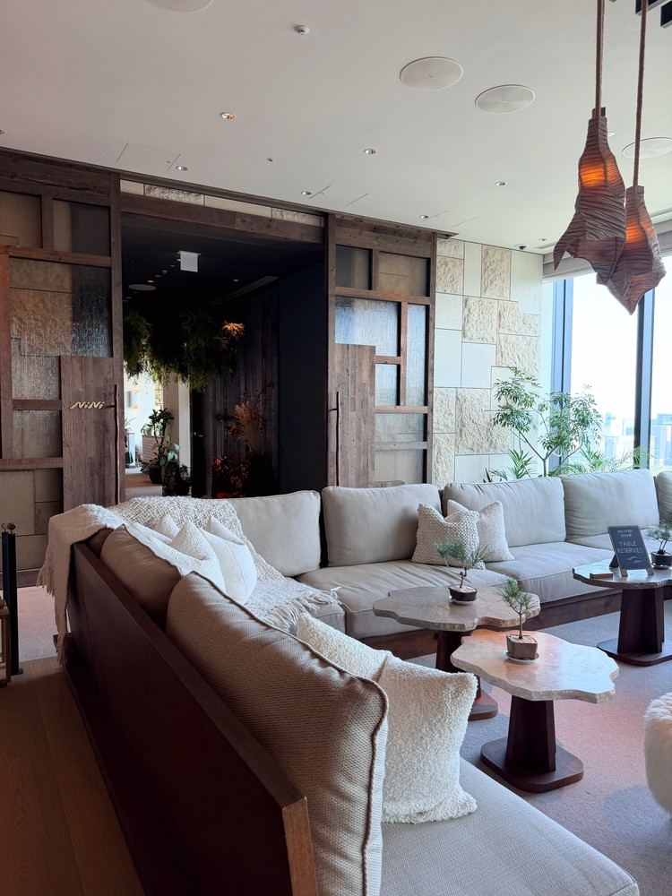 1hotel  赤坂　東京ホテル　海外風　ロビー　ラウンジ