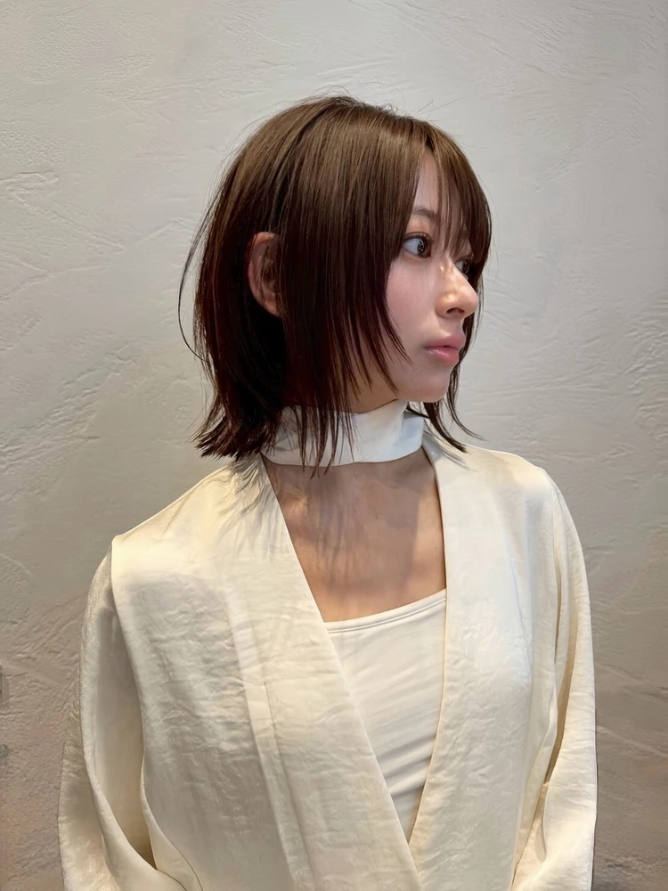 30代髪型・ボブのサイド