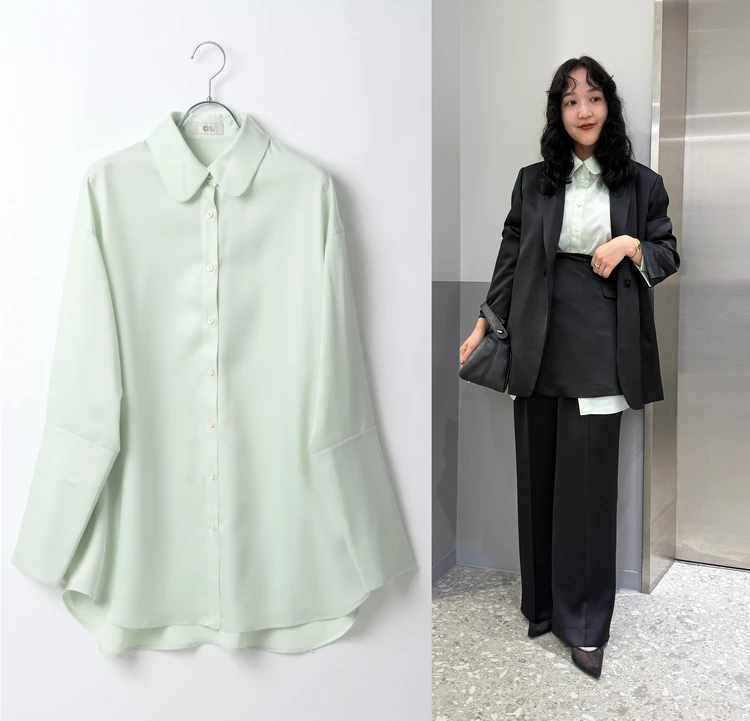 CIS.（シス）　メロウカラーブラウス　コラージュ写真