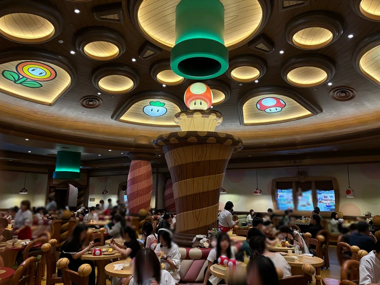 キノピオカフェの様子