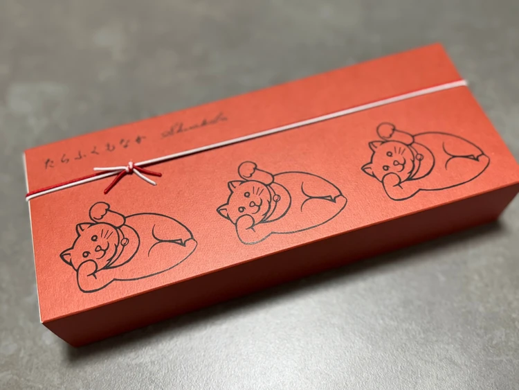 たらふくもなかパッケージ　白樺