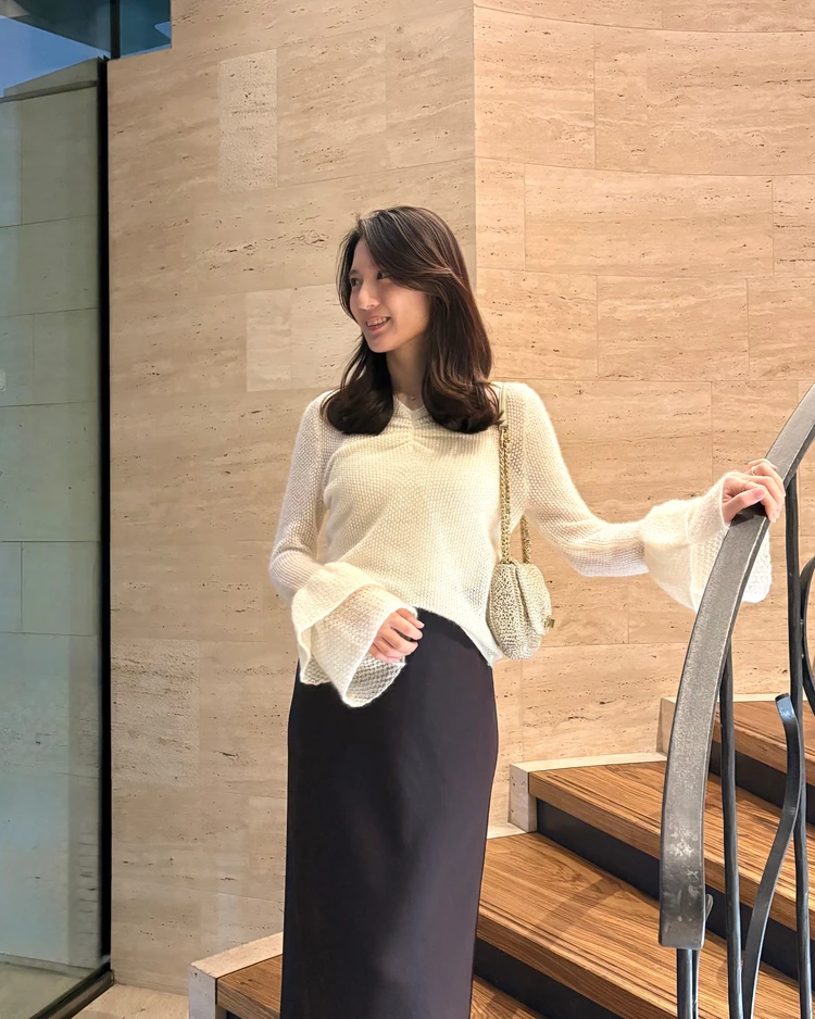 冬の着痩せはサテンボトムで叶える！おすすめ2選_4