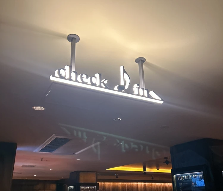 ブルーノート東京チェックインカウンター