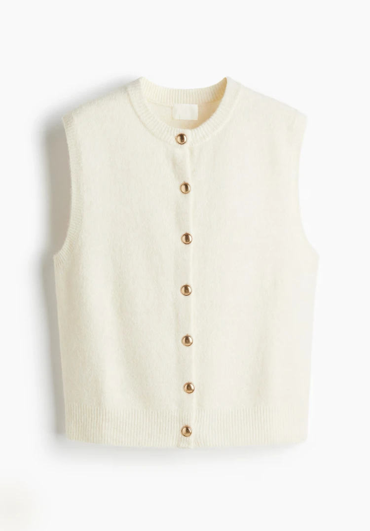 H＆M ファインニットベスト  商品画像