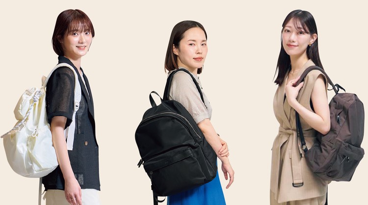 【おしゃれプレスのリアル通勤リュックコーデ3選】センスのいい人はどんなリュックを使っている？