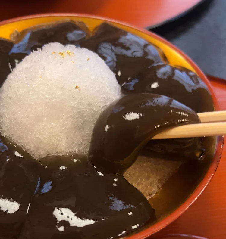 本わらびもち　京都　祇園