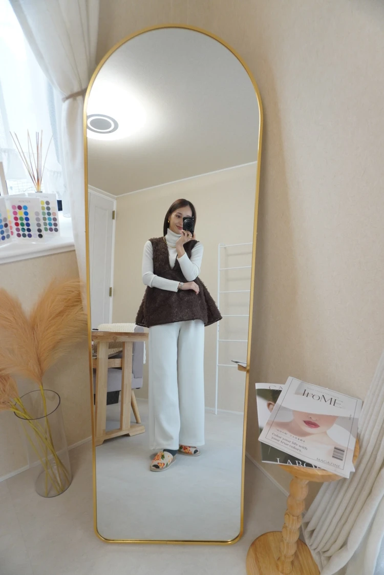 【GU】パフスウェットバギーパンツ着用コーデ