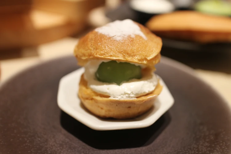 【ファンケルのレストラン！？】和食の職人が作る「シャインマスカットとずんだのアフタヌーンティー」が美しすぎた！_8