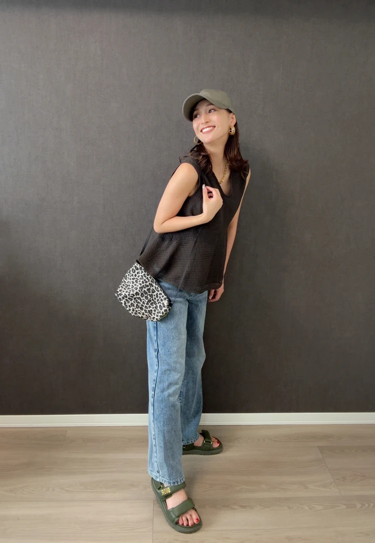 イエベ秋の本領発揮？！暑がりイメコンの晩夏デニムコーデ #ファッション部_4