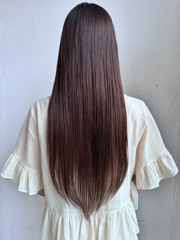 30代髪型・ロングのバック