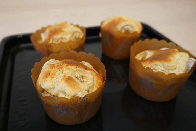 簡単!クックパッドの人気レシピでバナナマフィンを作ってみた #日曜cooking_15