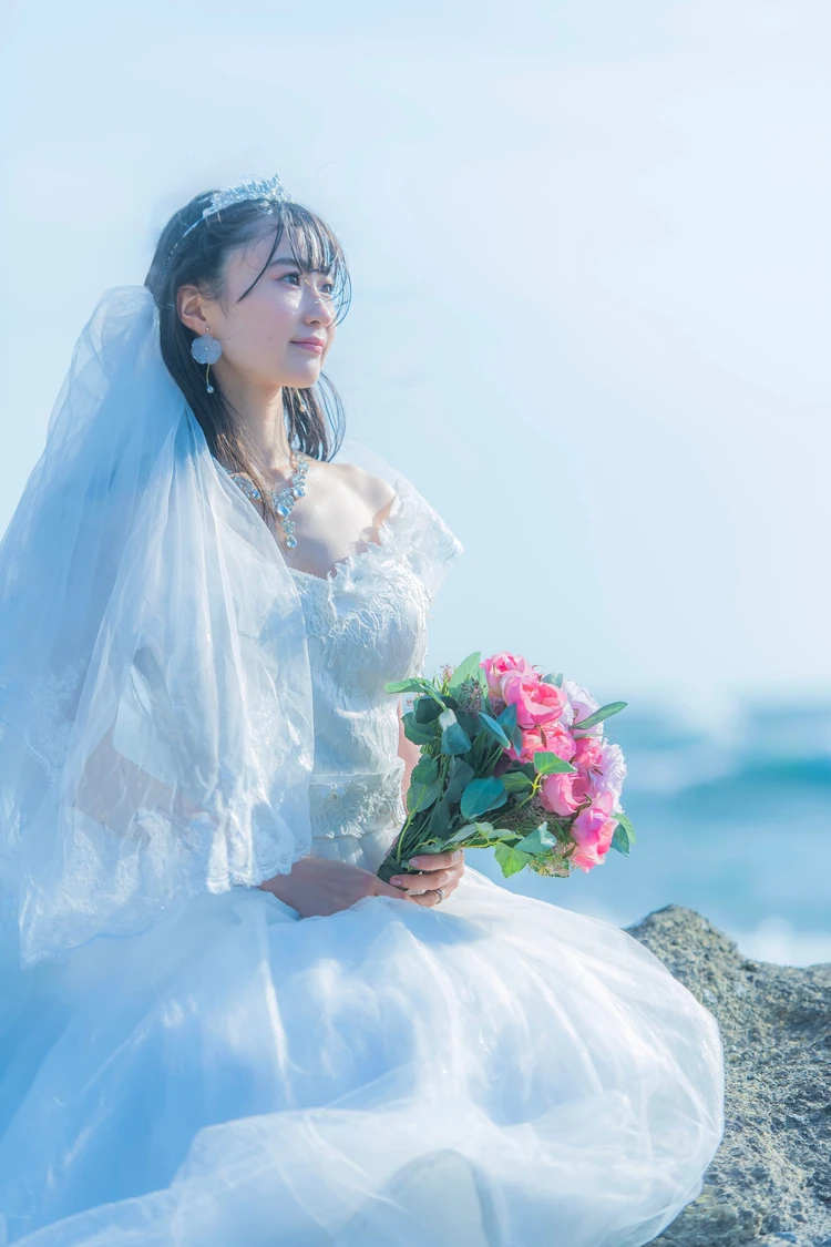 バイラーズ　前撮り　城ヶ島前撮り　海での前撮り　海辺前撮り　海岸　新郎新婦　卒花　プレ花嫁