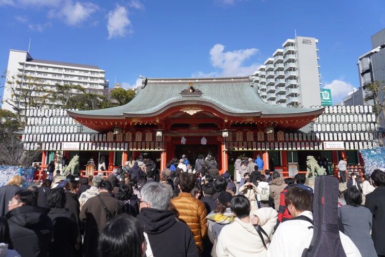 【生田神社】初詣の様子