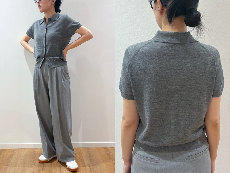 【UNIQLO(ユニクロ)】新作の「メリノブレンドポロカーディガン」をライターが試着レビュー!オンオフ頼れる上品ニットカーディガン #BAILA読む試着室