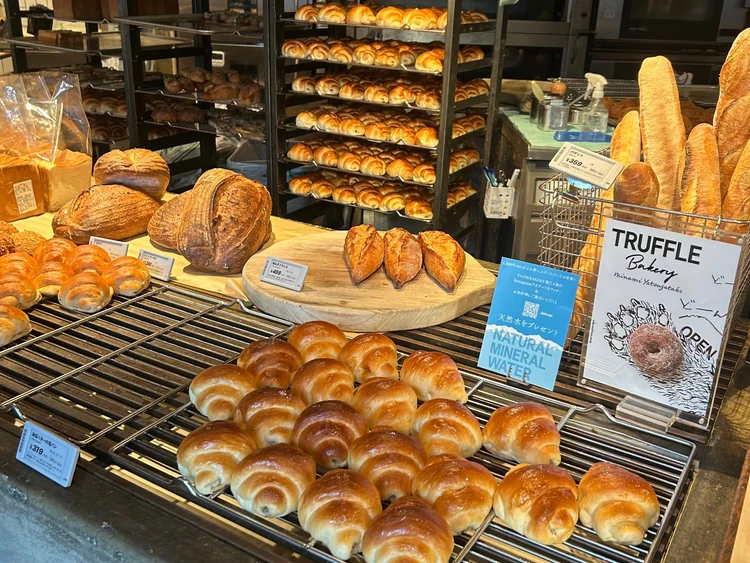 トリュフベーカリー広尾店の店内の様子