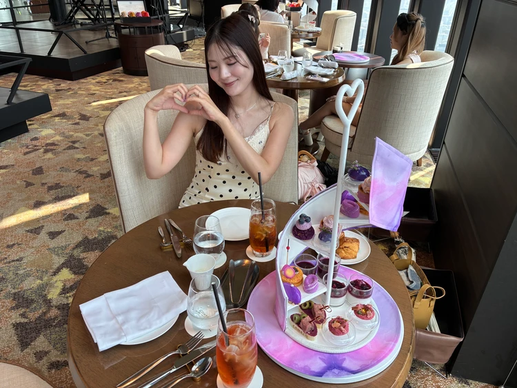 【purplemoment】コンラッド大阪でアフヌン🫖_5