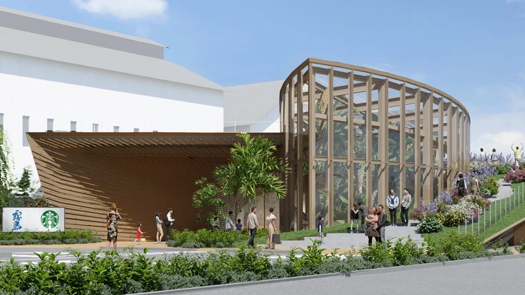 【霧島酒造 × スターバックス】隈研吾建築の新スポットが誕生。宮崎の自然に癒される新名所へ