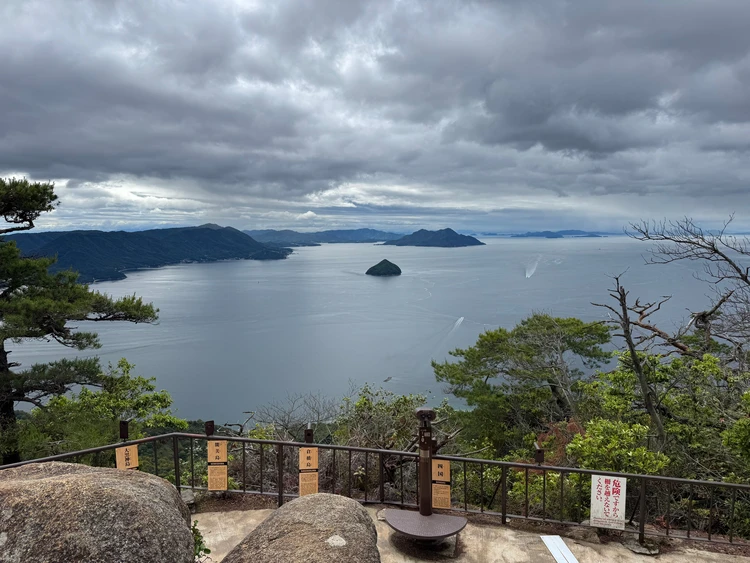 獅子岩展望台からの景色