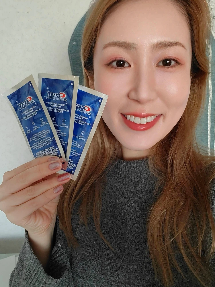 Crest 3D WHITESTRIPS クレスト ホワイトニングシート 注意点