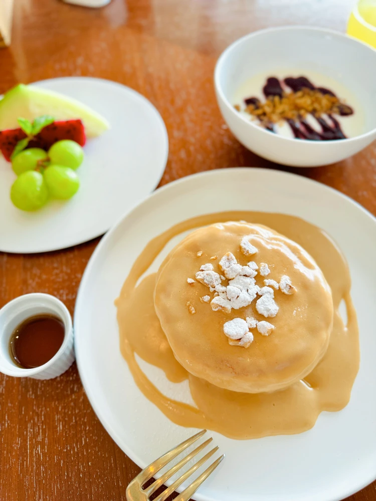 ハレクラニ沖縄　パンケーキ　