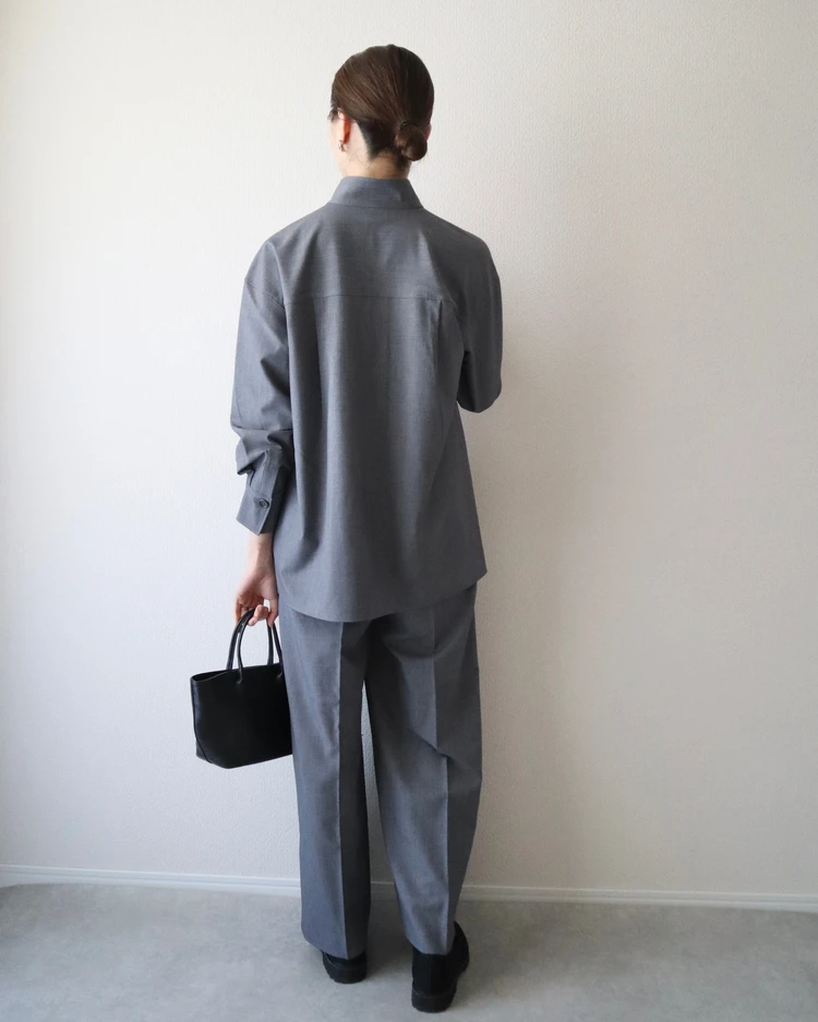 30代の私が着る！ほんのりモード感漂うセットアップでつくる【鑑賞コーデ】 #ファッション部_3