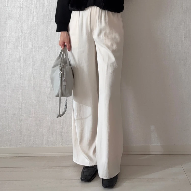 冬の着痩せはサテンボトムで叶える！おすすめ2選_5