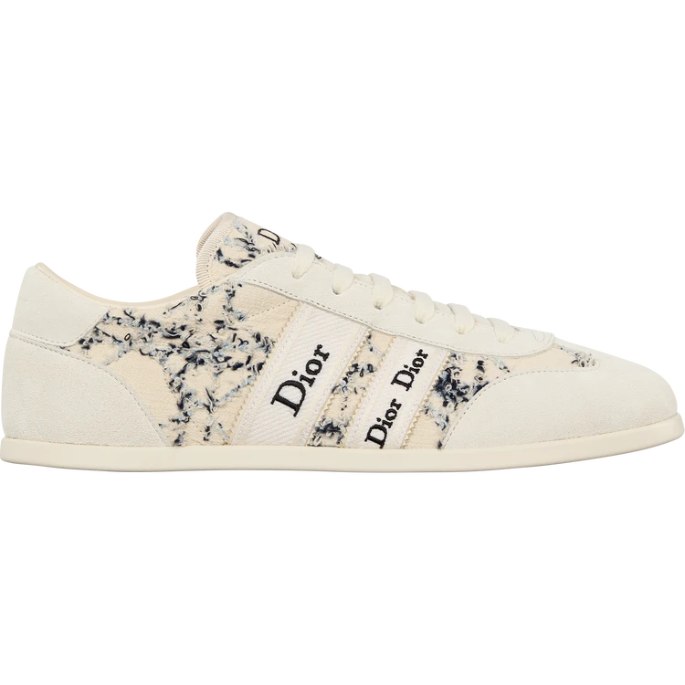 ディオールリボンスニーカー　ホワイト系