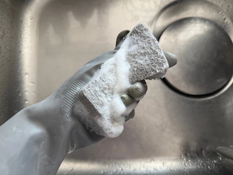 無印良品 泡立てたウレタンフォームスポンジの写真