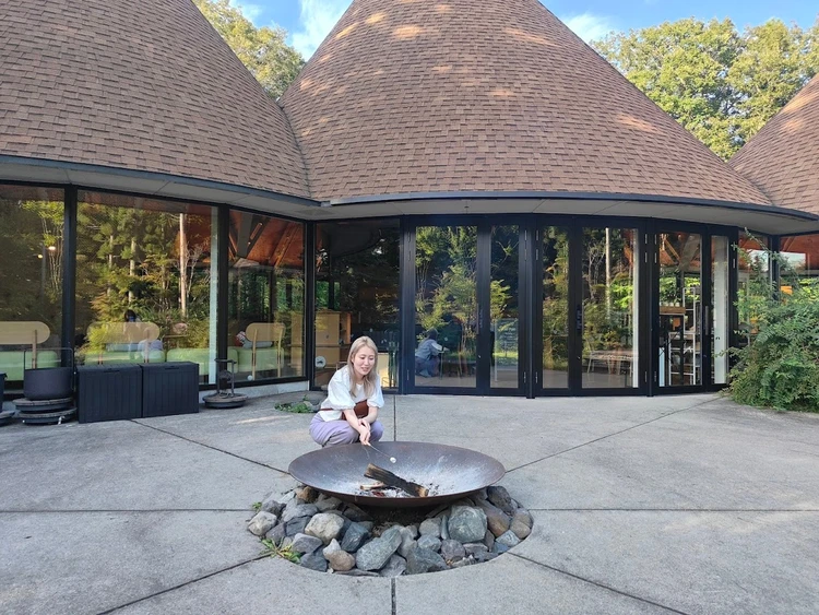 リゾナーレ那須　マシュマロ　焼き