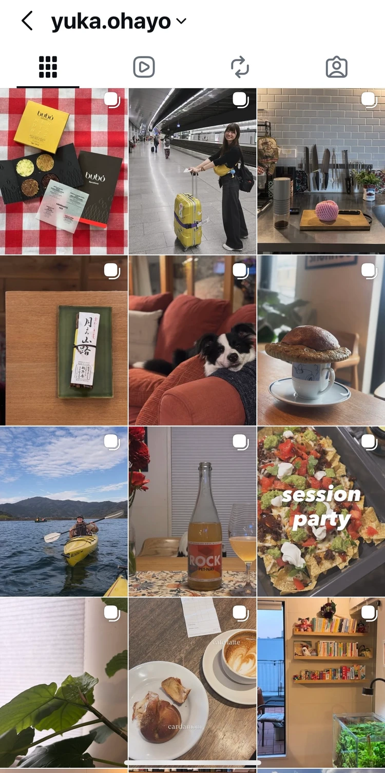 Instagramの投稿した写真一覧