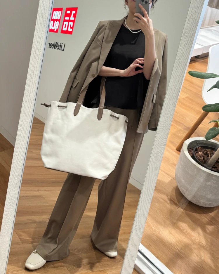 【プチプラ高見え】1/26発売！ユニクロ新作キャンバストートバッグが絶対買い_4