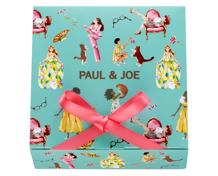 ポール & ジョー ボーテ 2025 クリスマスコレクション クリスマスコフレ ホリデー限定品 ラッピングボックス S(閉じた状態のサイズ:約 W130 × D130 × H50 mm) ¥330(2025年11月1日限定発売) *10月18日より予約受付開始