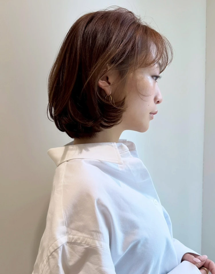 30代ー40代髪型・ボブのサイド