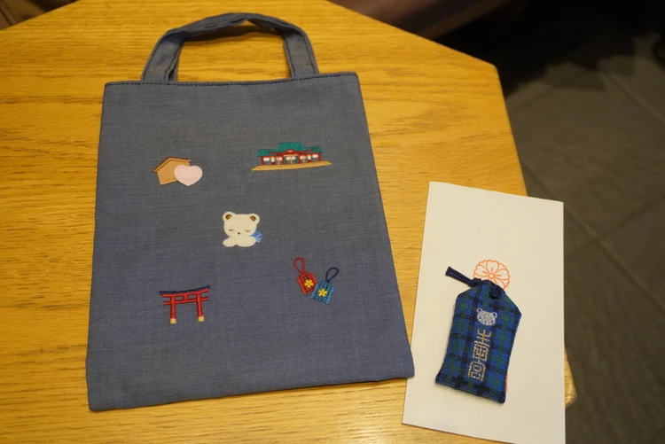 【生田神社×ファミリアコラボ】御朱印帳バッグ、おまもり