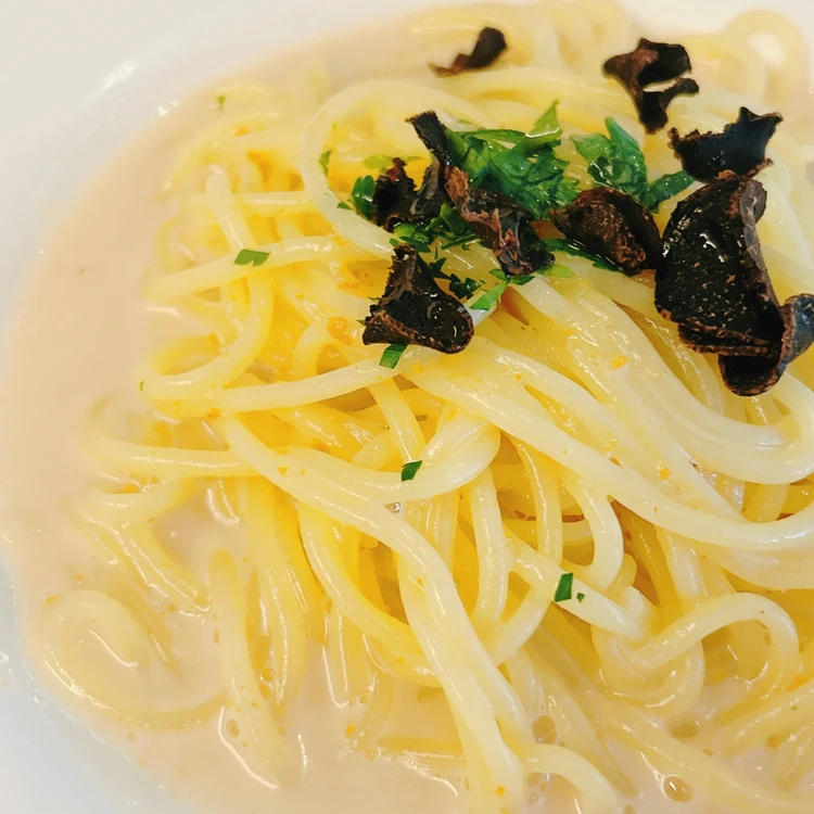 【渋谷でちょっとリッチな高コスパランチ】黒トリュフとウニの絶品クリームパスタ♡#グルメ部_8_2
